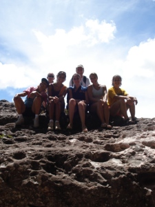 Trilha da Primavera - Salão de Areias - Elka, Seu José, Debora, Livia, Luiz, Michelle e Vera